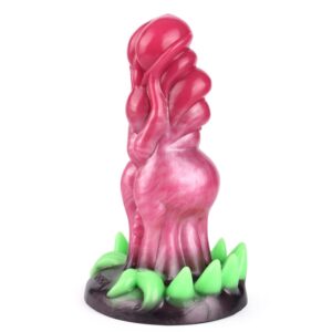 6.3‘’ Surreal Realistic Wolf Teeth Luminous Silicone Dildo With Suction Cup