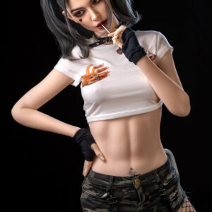 [EU In-Stock] 173cm/5ft8 Cosplay Hybrid Sex Doll with ROS Silicone Head Harley Quinn #M7