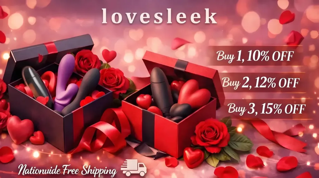 LoveSleek gift promotion: buy 1 get 10% off, buy 2 12% off, buy 3 15% apagado