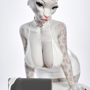 165cm/5ft5 D-cup Full Silicone Furry Sex Doll Velara White